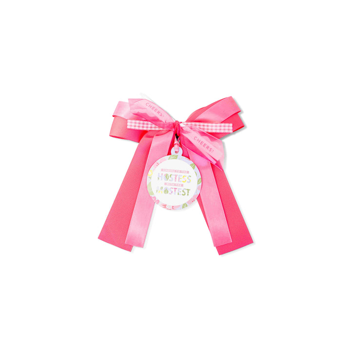Bougie Bottle Bow  - Floral Cheers to the Hostess with the Mostest