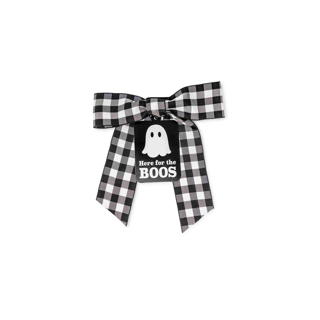 Bottle Bow + Gift Tag - Here for the Boos