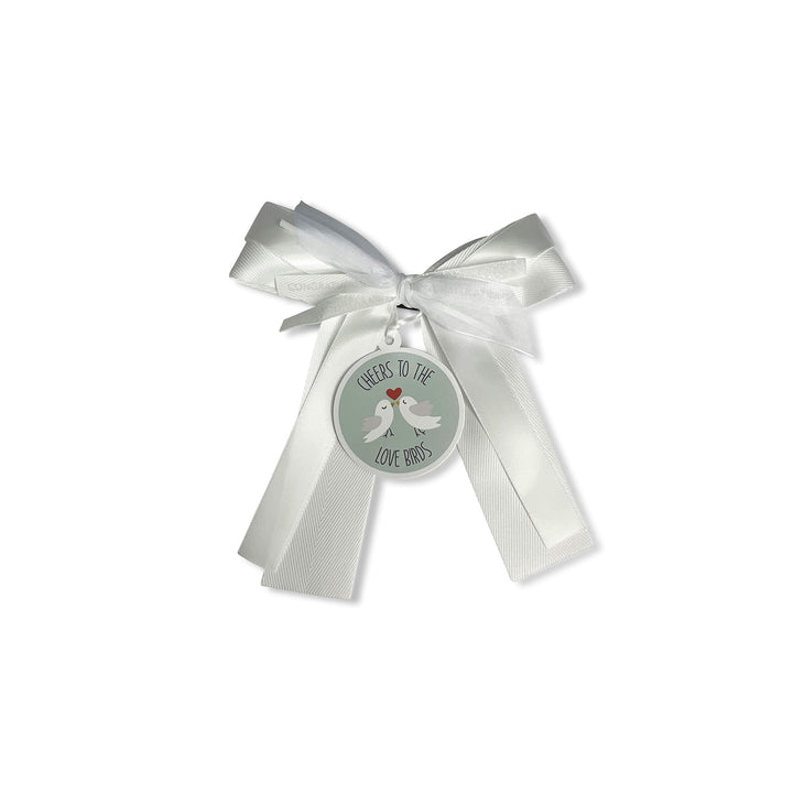 Bougie Bottle Bow™ - Congratulations Cheers to the Love Birds