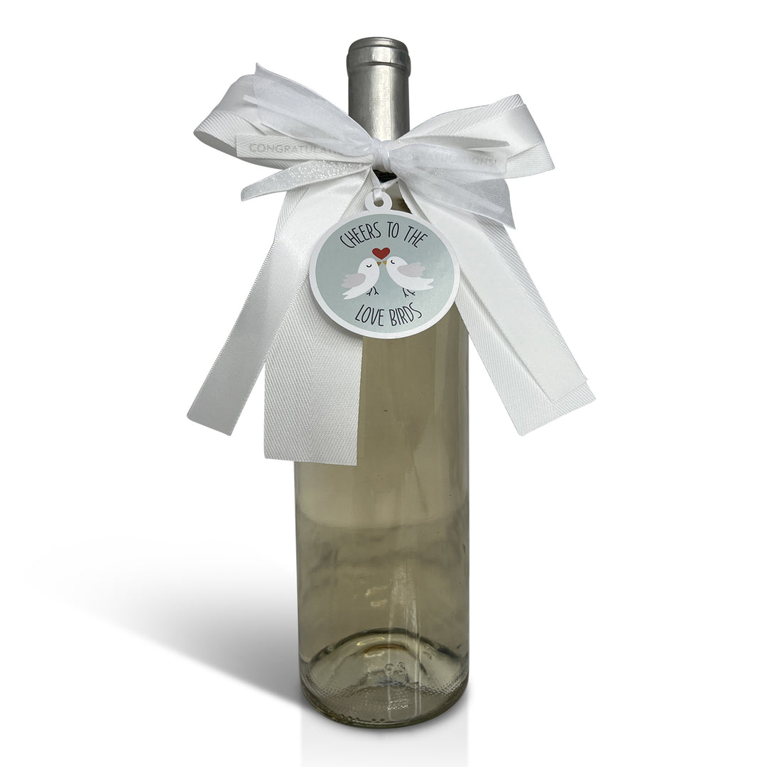 Bougie Bottle Bow™ - Congratulations Cheers to the Love Birds