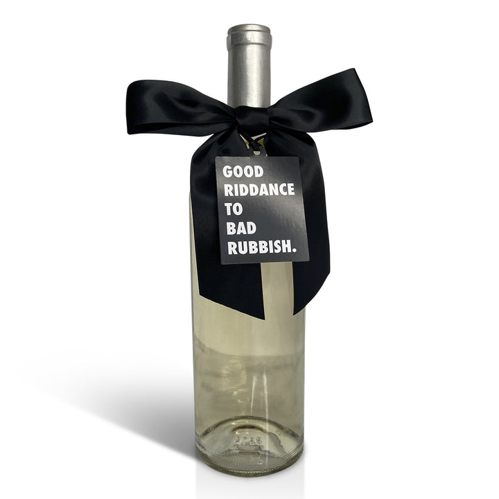 Bottle Bow with TagTM - Good Riddance to Bad Rubbish