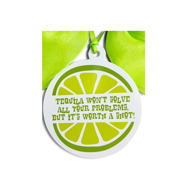 Bottle Bow + Gift Tag™ - Tequila won't solve all your problems…