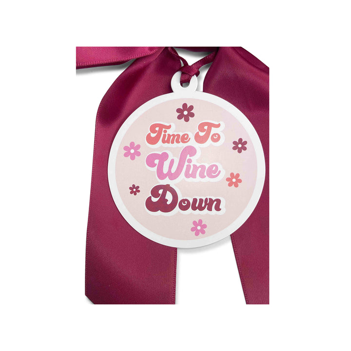 Bottle Bow + Gift Tag™ - Time to Wine Down