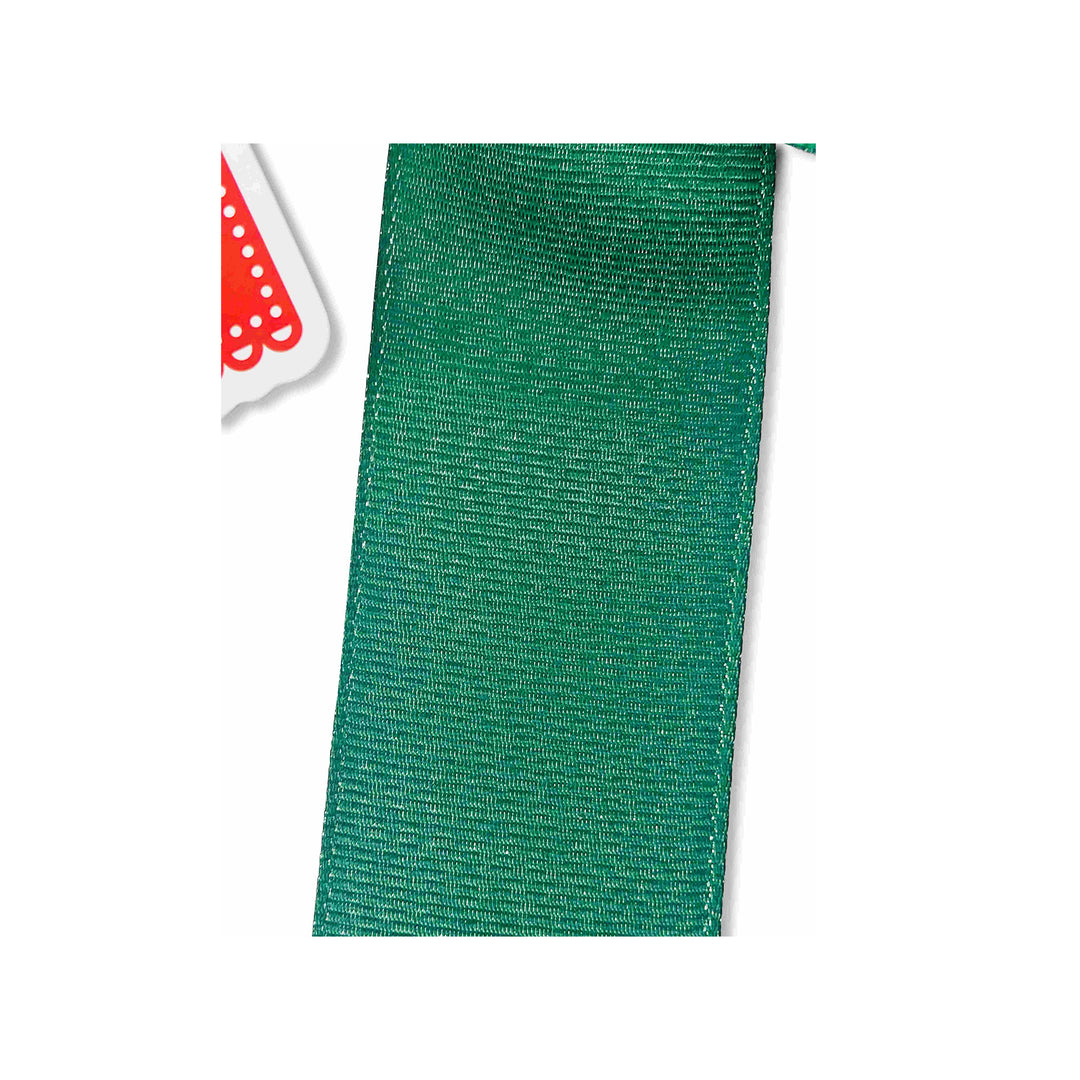 Bottle Bow + Gift Tag - Feliz Navidad Papel Picado