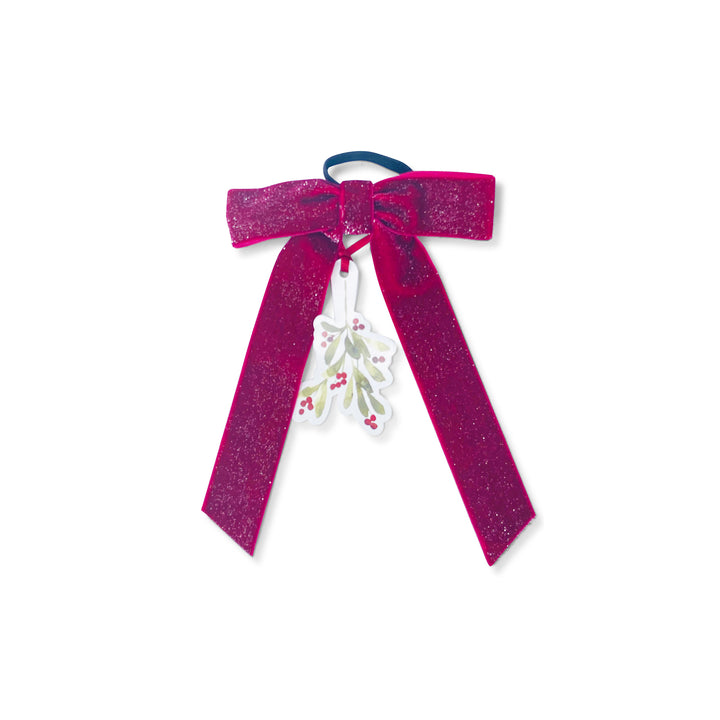 Bottle Bow + Gift Tag™ - Mistletoe