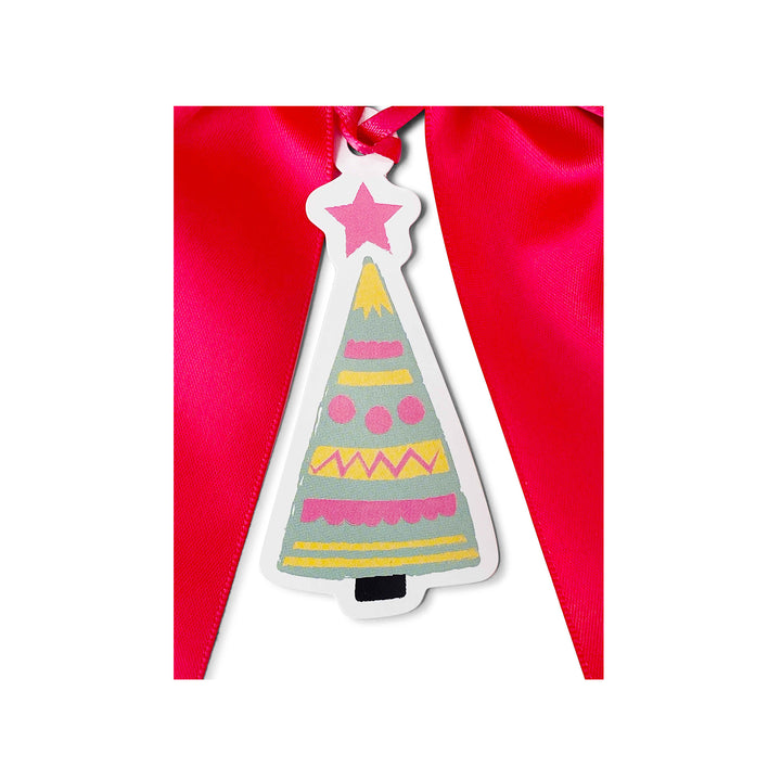 Bottle Bow + Gift Tag™ - Christmas Tree