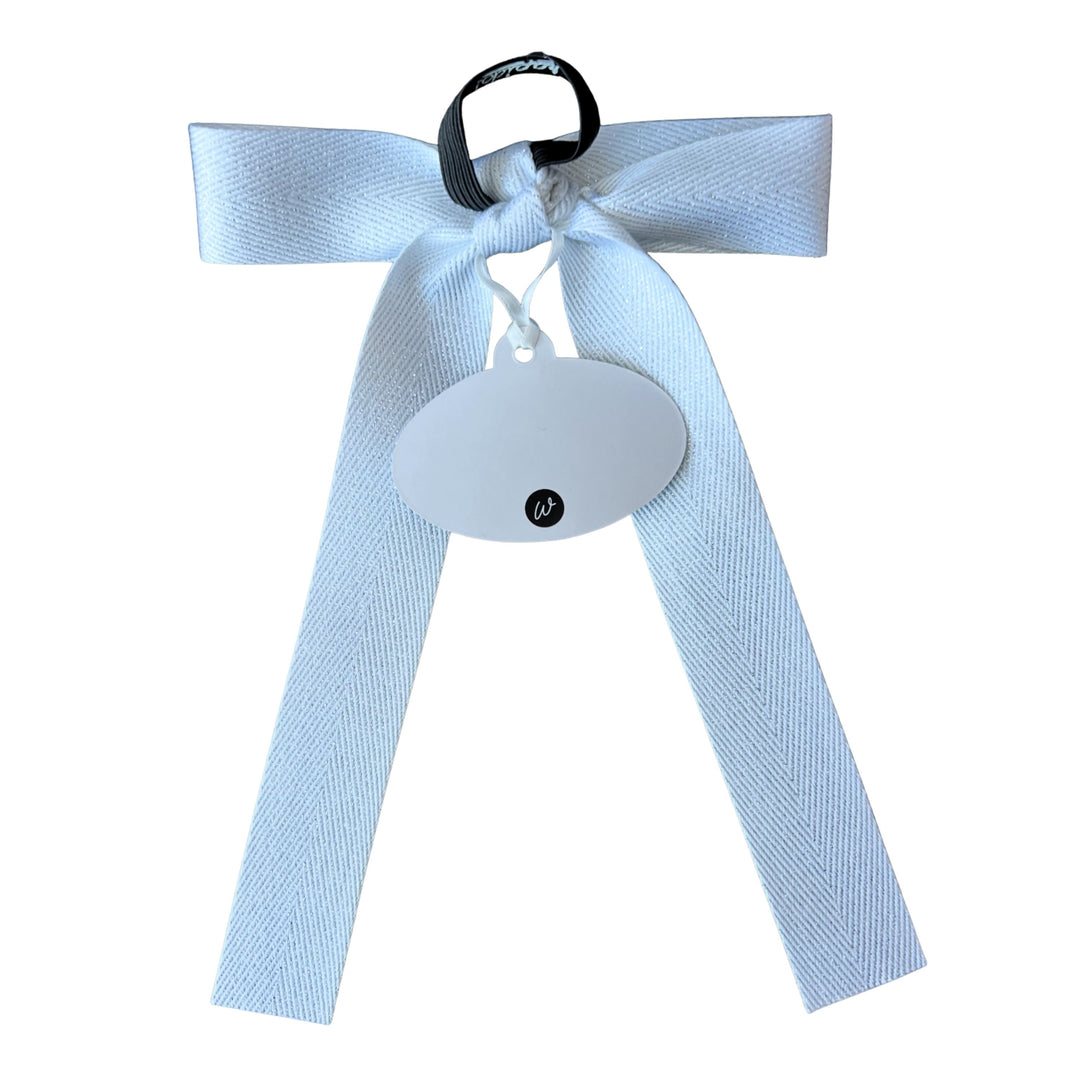 Bottle Bow + Gift Tag™ - Snowflake Happy Holidays